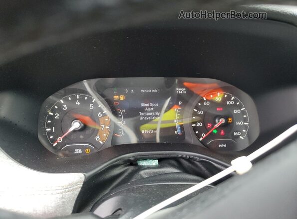 3C4NJDFB2NT112330 2022 JEEP COMPASS Gray Instrument cluster view