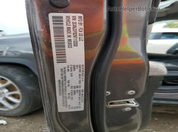 3C4NJDFB2NT112330 2022 JEEP COMPASS Gray VIN sticker view
