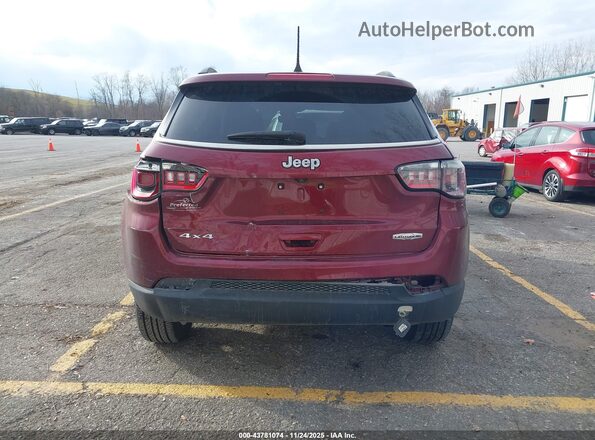 3C4NJDFB3NT186243 2022 JEEP COMPASS Бордовый 