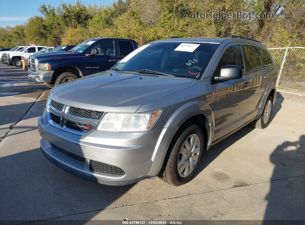 3C4PDCAB7JT296028 2018 DODGE JOURNEY Серебряный Передняя левая четверть