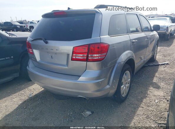 3C4PDCAB7JT296028 2018 DODGE JOURNEY Серебряный Задняя правая четверть