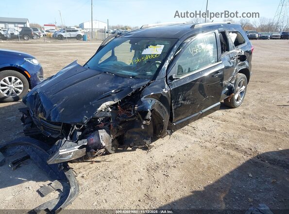 3C4PDCGG4GT157695 2016 DODGE JOURNEY Черный Передняя левая четверть