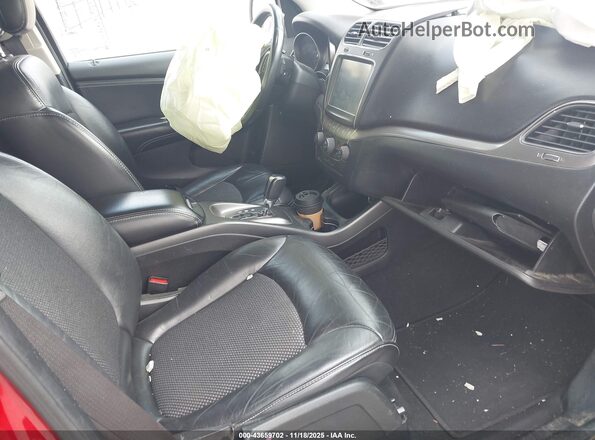 3C4PDCGG6JT156748 2018 DODGE JOURNEY Red წინა სალონის ხედი