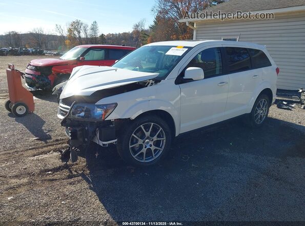 3C4PDDEG9KT720838 2019 DODGE JOURNEY White Առջևի ձախ երեք քառորդ տեսարան