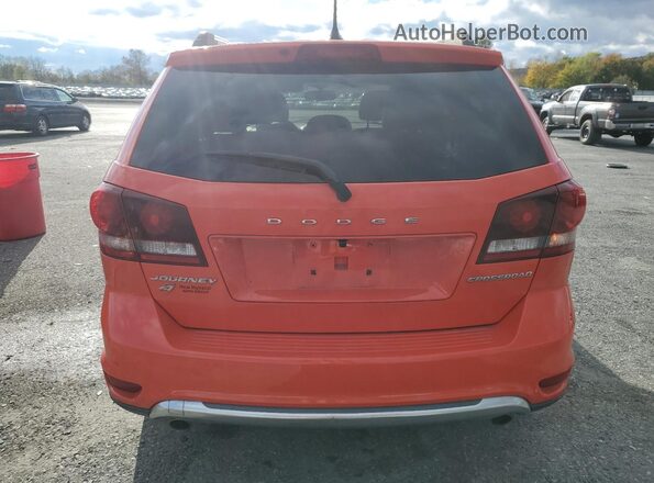 3C4PDDGG5JT277857 2018 DODGE JOURNEY Orange Vista trasera