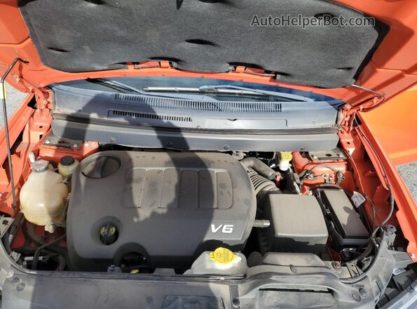 3C4PDDGG5JT277857 2018 DODGE JOURNEY Orange Vista del compartimento del motor