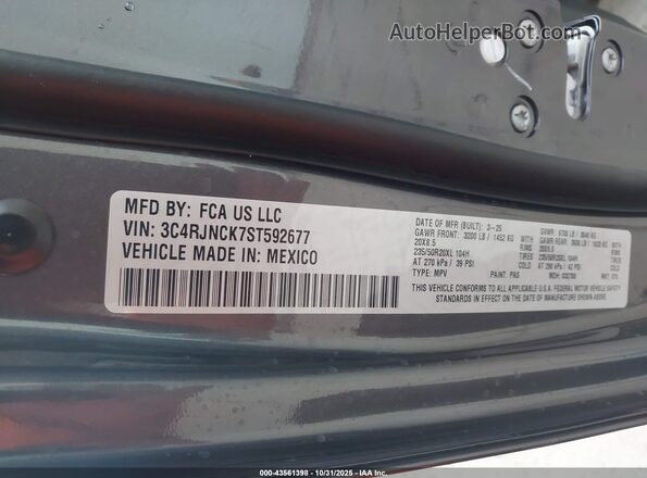 3C4RJNCK7ST592677 2025 JEEP WAGONEER S Gray 