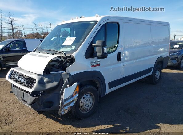 3C6LRVAG3ME521360 2021 RAM PROMASTER 1500 White წინა მარცხენა ხედი სამი მეოთხედიდან