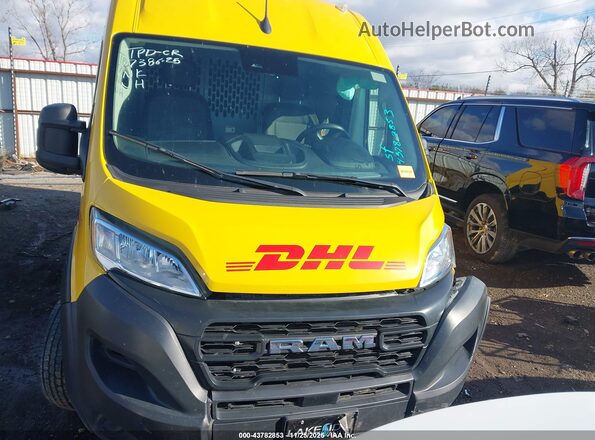 3C6LRVBG1PE515477 2023 RAM PROMASTER 1500 Yellow წინა პანელის ხედი