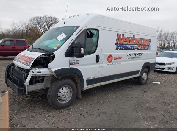 3C6LRVDG3ME508345 2021 RAM PROMASTER 2500 White Առջևի ձախ երեք քառորդ տեսարան