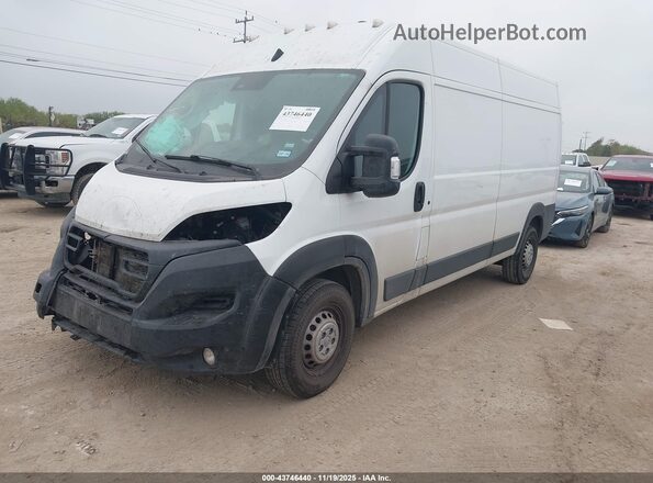 3C6LRVDG7SE507860 2025 RAM PROMASTER 2500 White წინა მარცხენა ხედი სამი მეოთხედიდან
