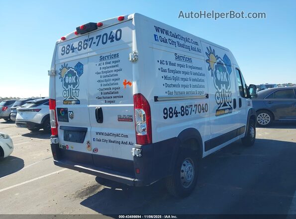 3C6TRVCG0KE539194 2019 RAM PROMASTER 2500 White Tył prawy