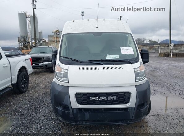3C6TRVDG5LE104994 2020 RAM PROMASTER 2500 White Vista del cuadro de instrumentos