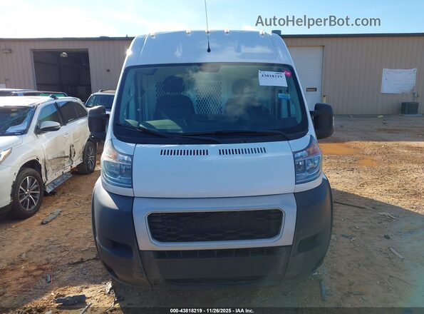 3C6TRVDGXLE133133 2020 RAM PROMASTER 2500 White Vista del cuadro de instrumentos