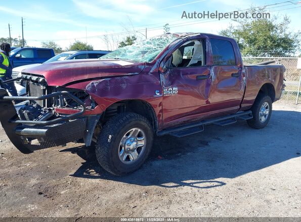 3C6UR5CL0HG554115 2017 RAM 2500 Burgundy Vista tres cuartos delantera izquierda