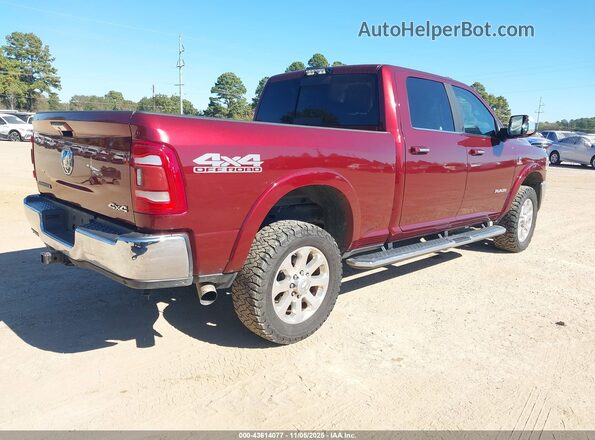 3C6UR5FL3LG104124 2020 RAM 2500 Burgundy Задня права чверть