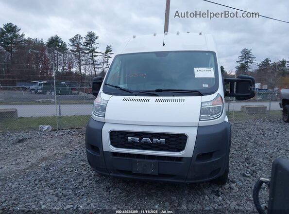 3C6URVJG2LE101981 2020 RAM PROMASTER 3500 White Vista del cuadro de instrumentos