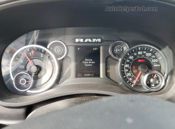 3C7WRTCL4NG320533 2022 RAM 3500 White Widok zestawu wskaźników