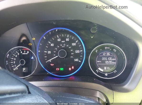3CZRU5H1XLM706619 2020 HONDA HR-V Black უკანა სავარძლების ხედი