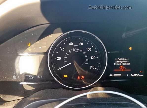 3CZRU5H50LM702629 2020 HONDA HR-V Black Вид щитка приладів