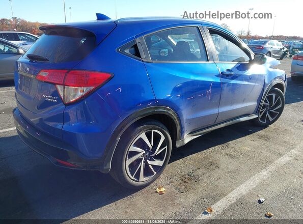 3CZRU6H18LM725773 2020 HONDA HR-V Синий Задняя правая четверть