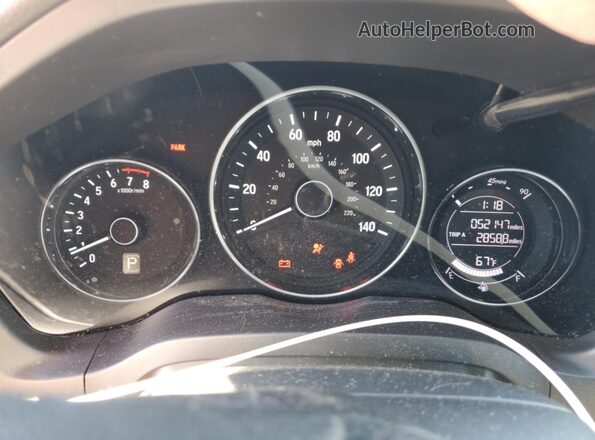 3CZRU6H34LM725450 2020 HONDA HR-V Серебряный Вид щитка приборов