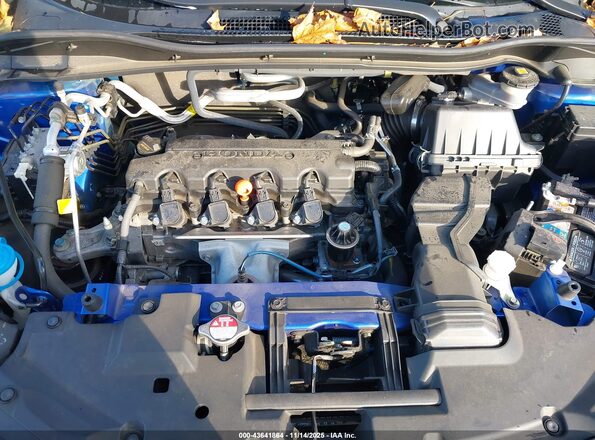 3CZRU6H55MM721698 2021 HONDA HR-V Blue Вид ззаду