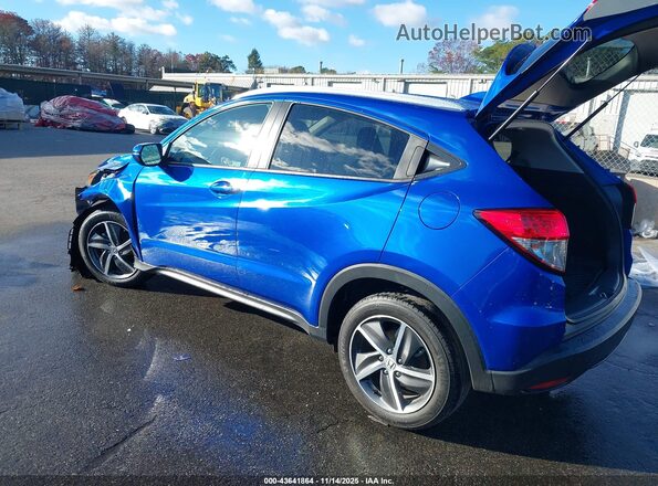 3CZRU6H55MM721698 2021 HONDA HR-V Blue Задня ліва чверть