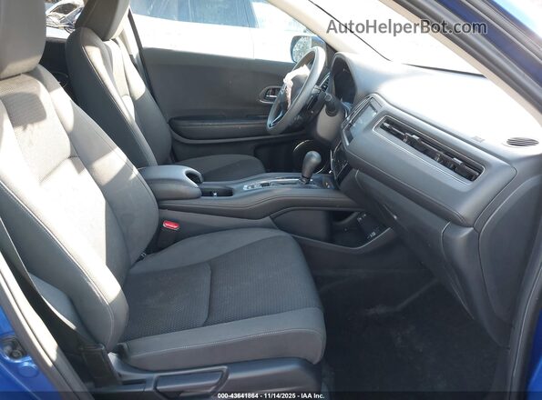 3CZRU6H55MM721698 2021 HONDA HR-V Blue Вид салону спереду