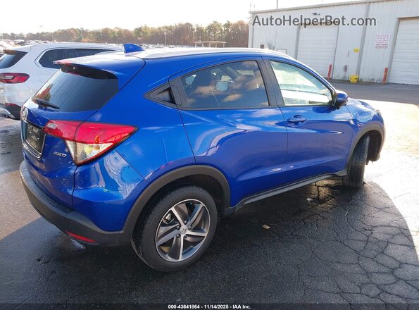 3CZRU6H55MM721698 2021 HONDA HR-V Blue Задня права чверть