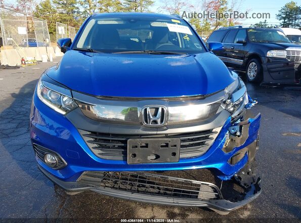 3CZRU6H55MM721698 2021 HONDA HR-V Blue Вид щитка приладів
