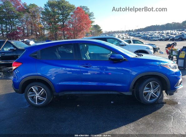 3CZRU6H55MM721698 2021 HONDA HR-V Blue Вид задньої частини салону