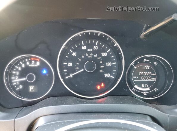 3CZRU6H58JM721691 2018 HONDA HR-V Black ხელსაწყოთა პანელის ხედი