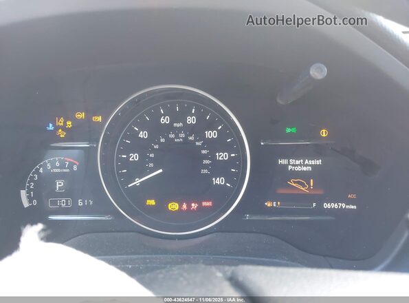 3CZRU6H58LM726358 2020 HONDA HR-V Black უკანა სავარძლების ხედი