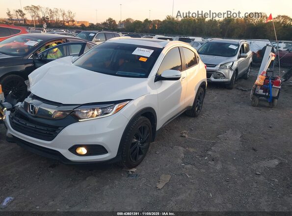 3CZRU6H72LM739205 2020 HONDA HR-V Белый Передняя левая четверть