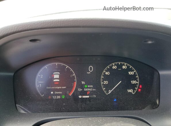 3CZRZ2H31RM738353 2024 HONDA HR-V Серый Вид щитка приборов