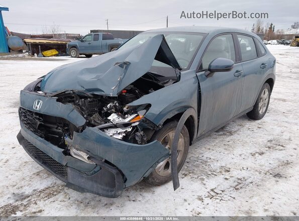 3CZRZ2H36RM751857 2024 HONDA HR-V Green Առջևի ձախ երեք քառորդ տեսարան