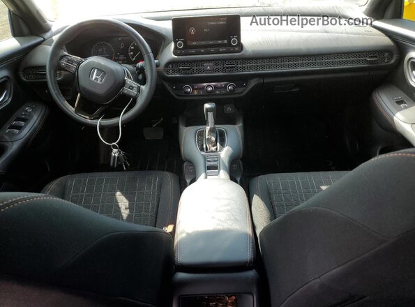 3CZRZ2H57RM740075 2024 HONDA HR-V Gray Вид панелі приладів