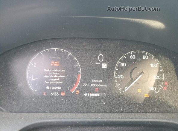 3CZRZ2H70RM772125 2024 HONDA HR-V Teal Вид щитка приладів
