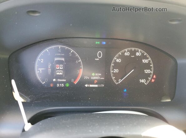3CZRZ2H71RM734046 2024 HONDA HR-V Gray ხელსაწყოთა პანელის ხედი