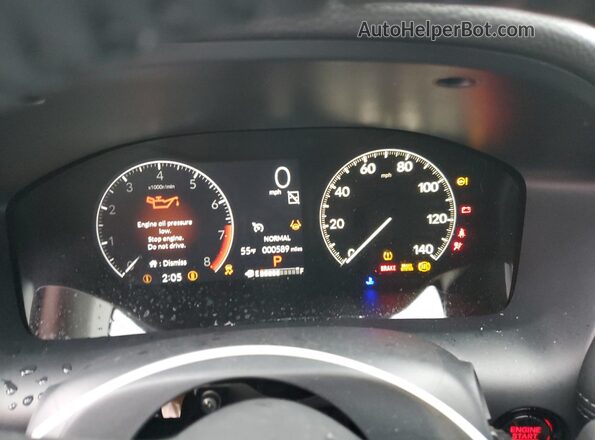 3CZRZ2H73TM724710 2026 HONDA HR-V Black Սարքավորումների վահանակի տեսք