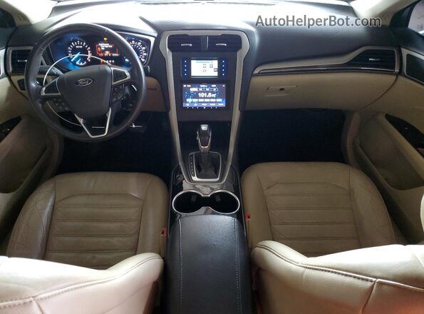 3FA6P0HD2GR308591 2016 FORD FUSION White Widok deski rozdzielczej