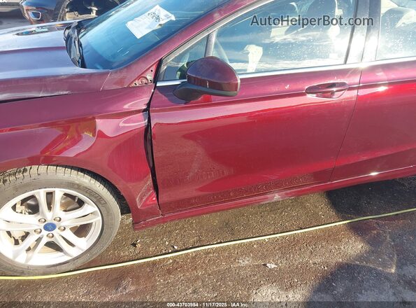 3FA6P0HD4JR160435 2018 FORD FUSION Burgundy 
