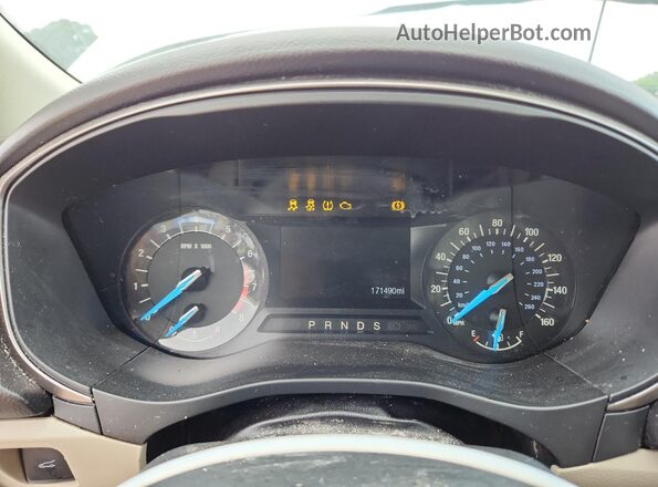 3FA6P0HD7HR317319 2017 FORD FUSION White Widok zestawu wskaźników