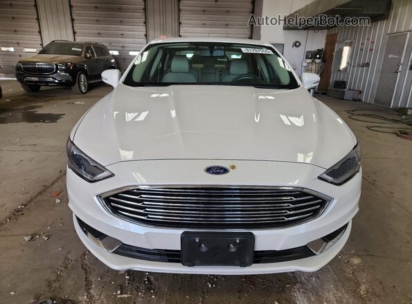 3FA6P0HD9JR142934 2018 FORD FUSION White Vista frontal