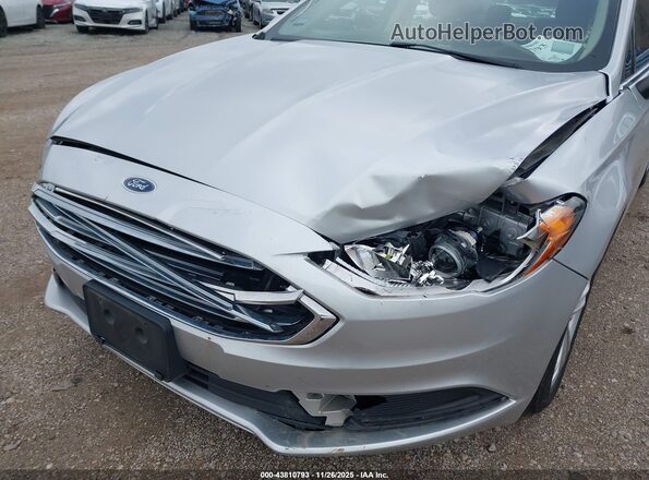 3FA6P0LU1JR221750 2018 FORD FUSION HYBRID Silver Front view