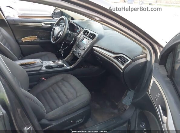 3FA6P0LU2HR195976 2017 FORD FUSION HYBRID Gray Widok wnętrza z przodu