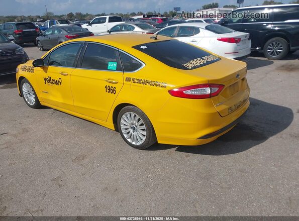 3FA6P0LU3GR140290 2016 FORD FUSION HYBRID Yellow Tył lewy