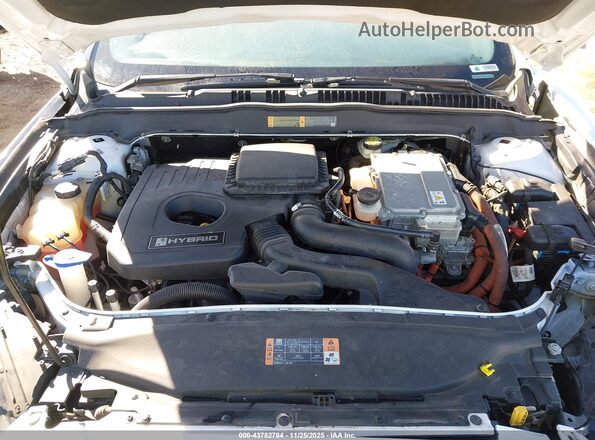3FA6P0LU3GR316349 2016 FORD FUSION HYBRID White უკანა ხედი