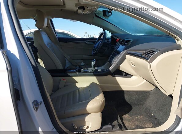 3FA6P0LU3GR316349 2016 FORD FUSION HYBRID White წინა სალონის ხედი